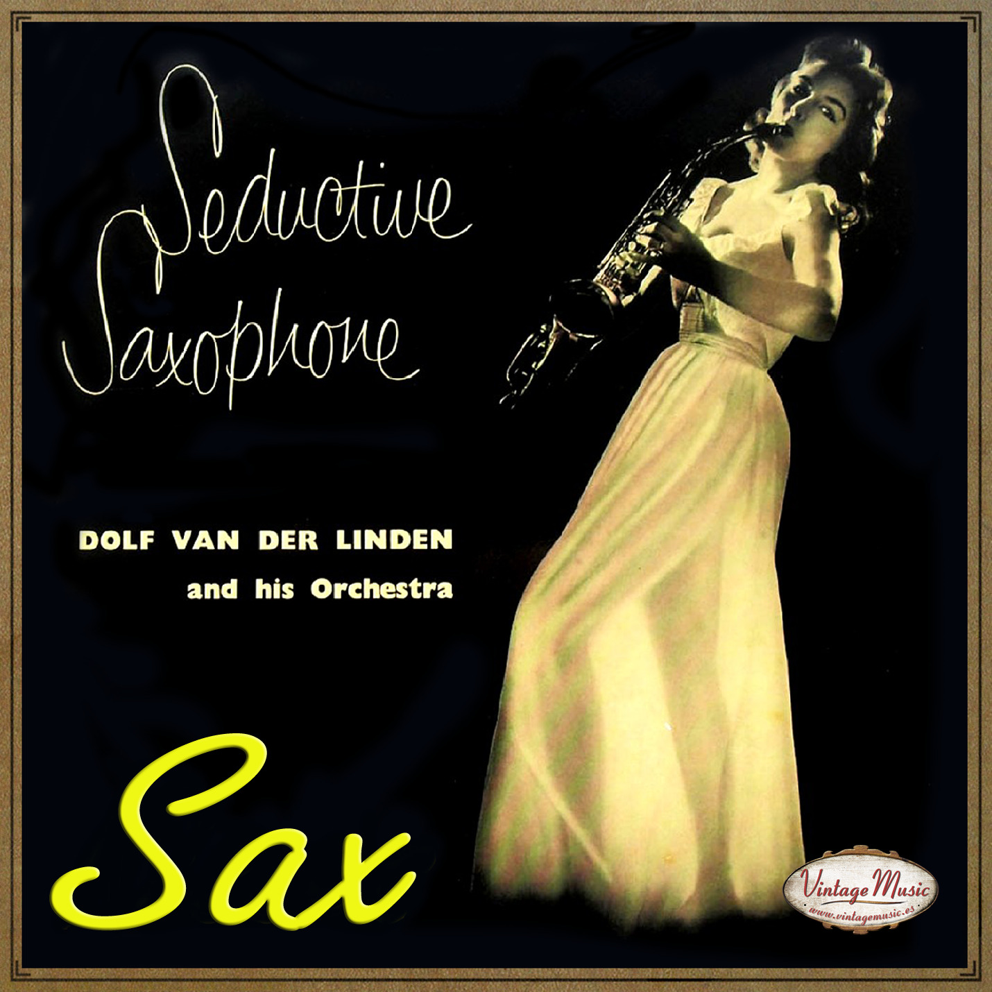 DOLF VAN DER LINDEN CD Vintage Dance Orchestra / Seductive Saxophone Sax Lounge