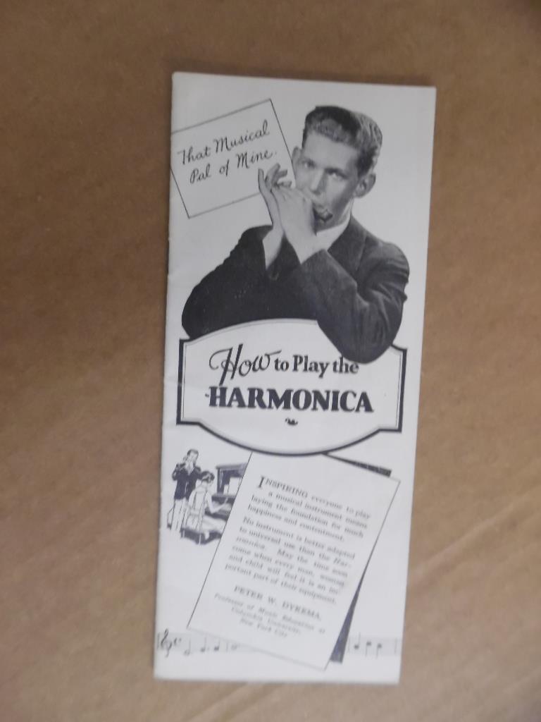 c.1927 How To Play The Harmonic Hohner Advertising Booklet Brochure Vintage VG+