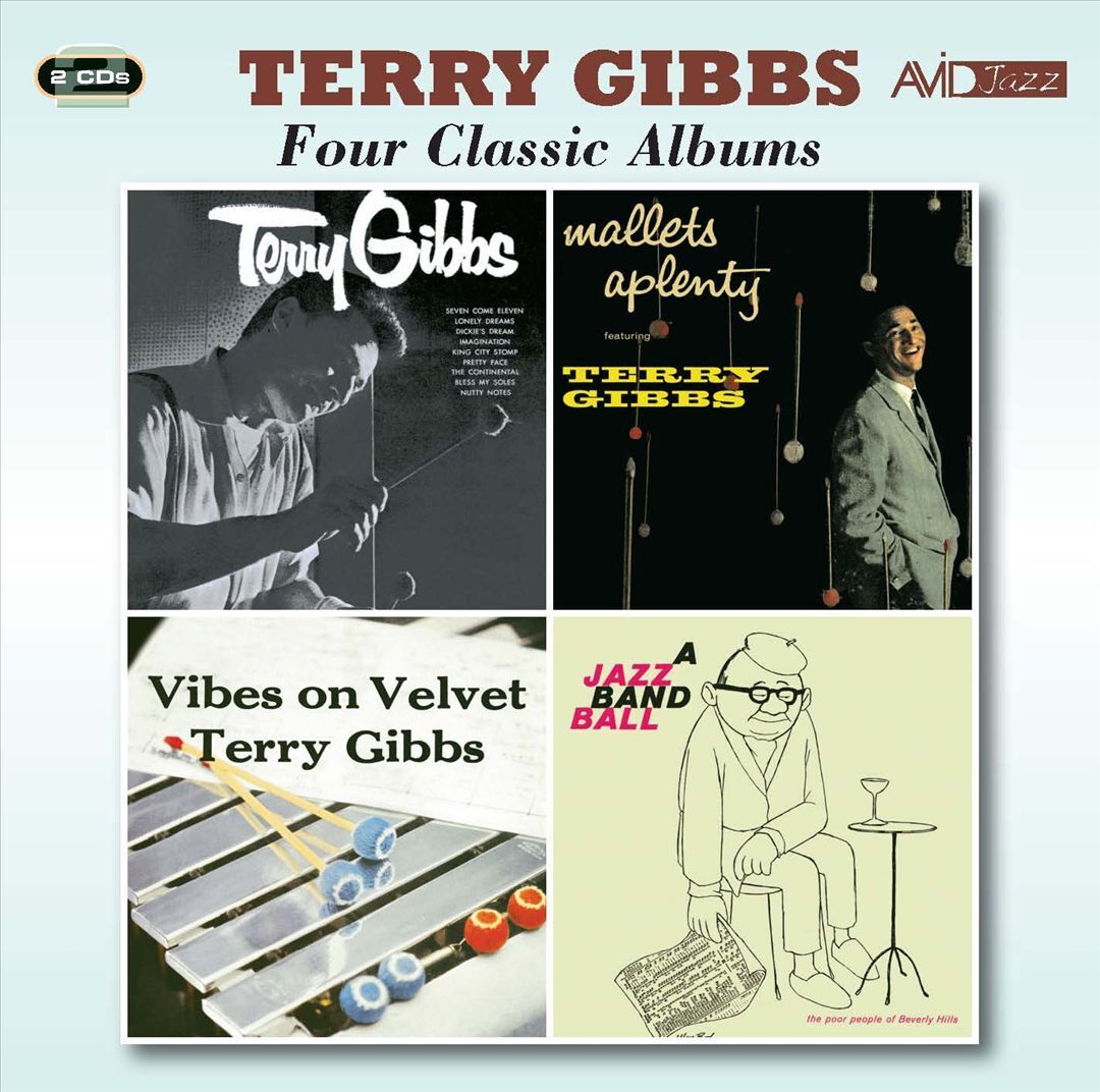TERRY GIBBS/MALLETS-A-PLENTY/VIDES ON VELVET/A JAZZ BAND BALL NEW CD