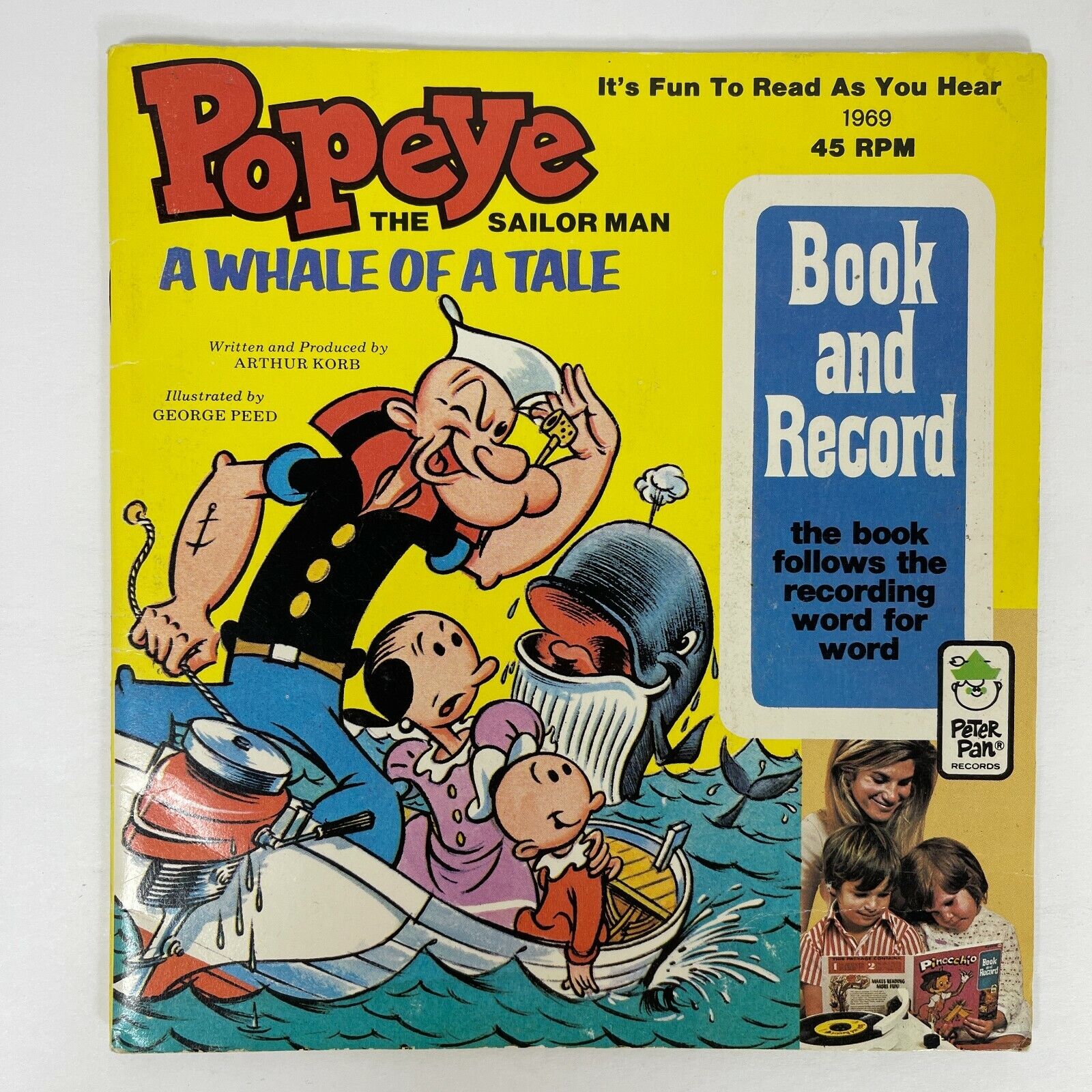 Popeye The Sailor Man ‎– A Whale Of A Tale 7\