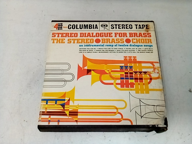 Vintage Columbia Stereo Dialogue For Brass Stereo 4-Track Tape