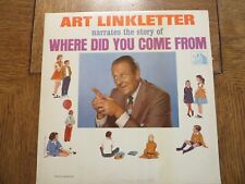 Art Linkletter – Narrates The Story Of Where Did You Come From? - 1963 - LP VG+ picture
