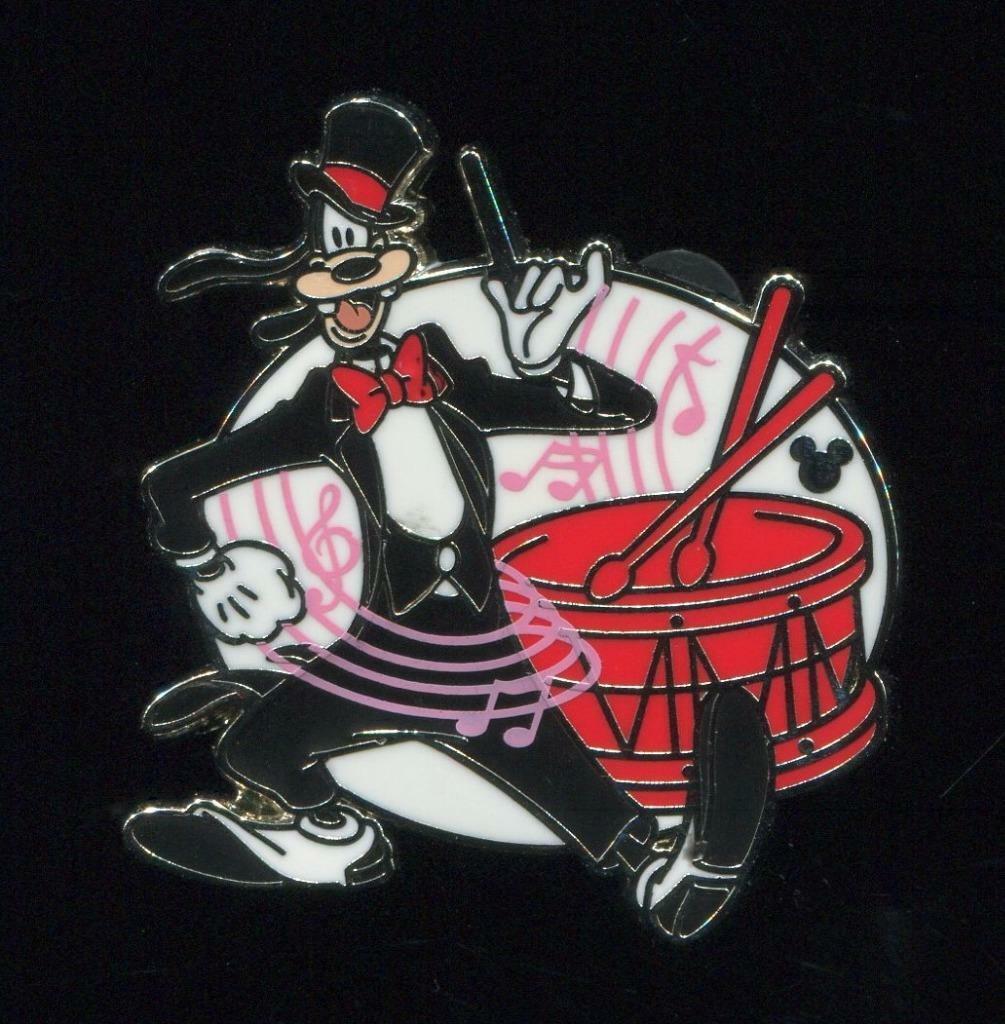 DLR Hidden Mickey 2019 Musicians Goofy Drums Disney Pin 138893