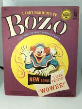 Vintage Bozo the Clown Yellow Vinyl 78 RPM Record from Larry Harmon's TV Show picture
