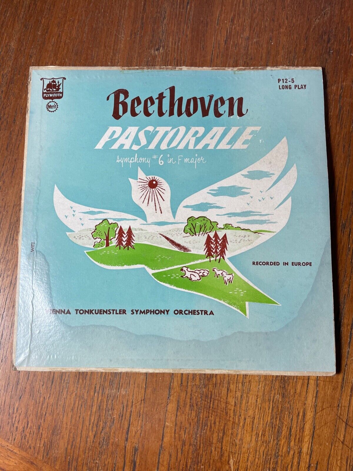 BEETHOVEN Pastorale Symphony No 6 in f major LP Plymouth Records VINTAGE