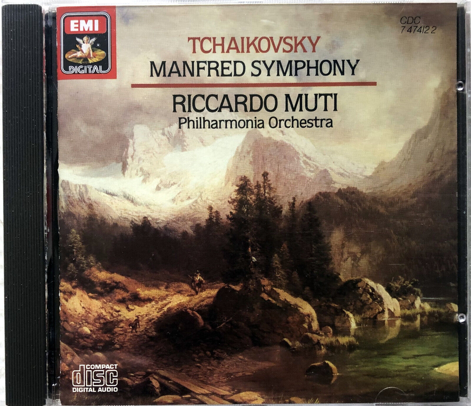 Tchaikovsky: Manfred Symphony by Riccardo Muti (CD, 1982) LIKE NEW