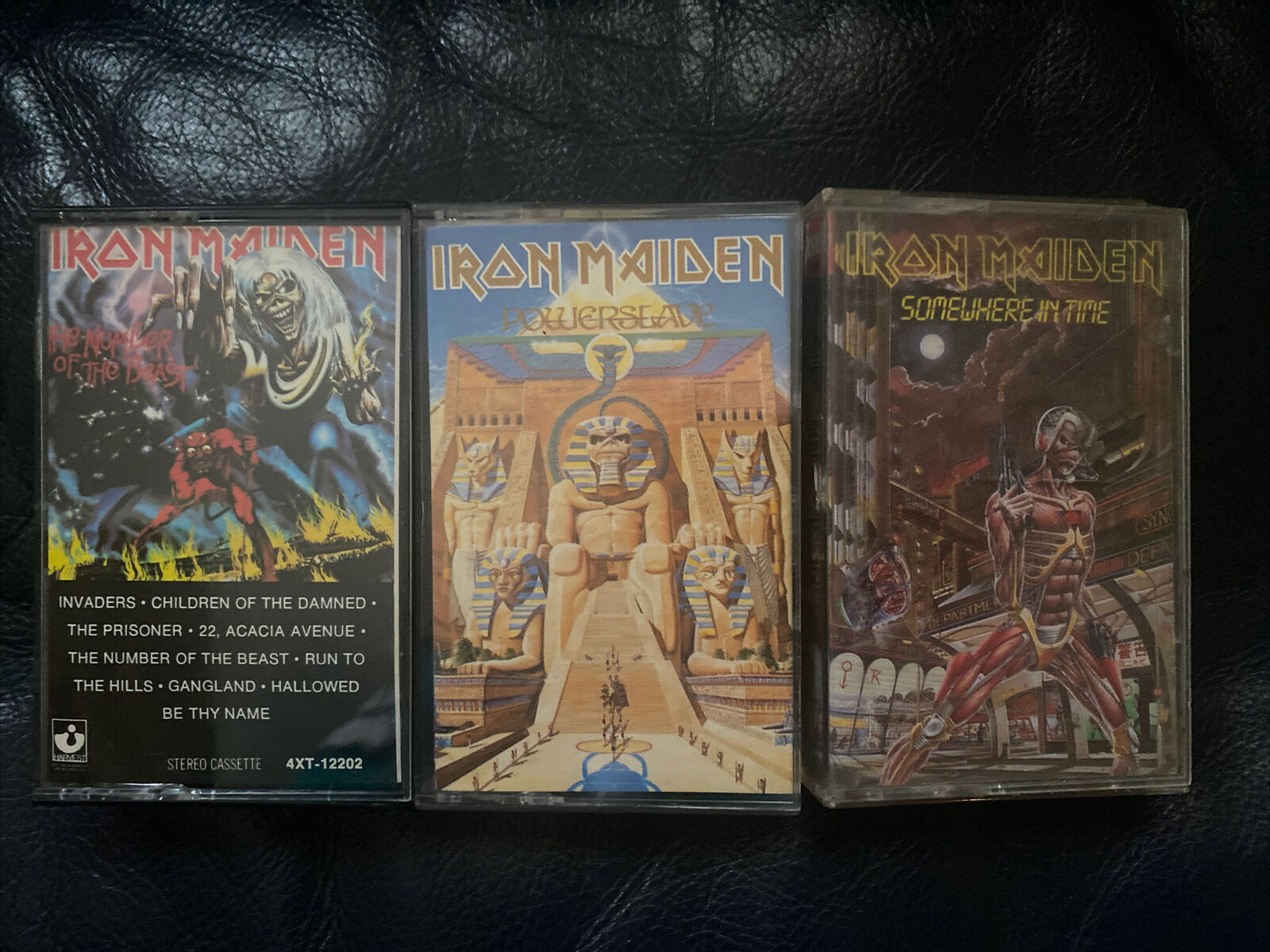 Iron Maiden Cassettes Artwork Only 3x