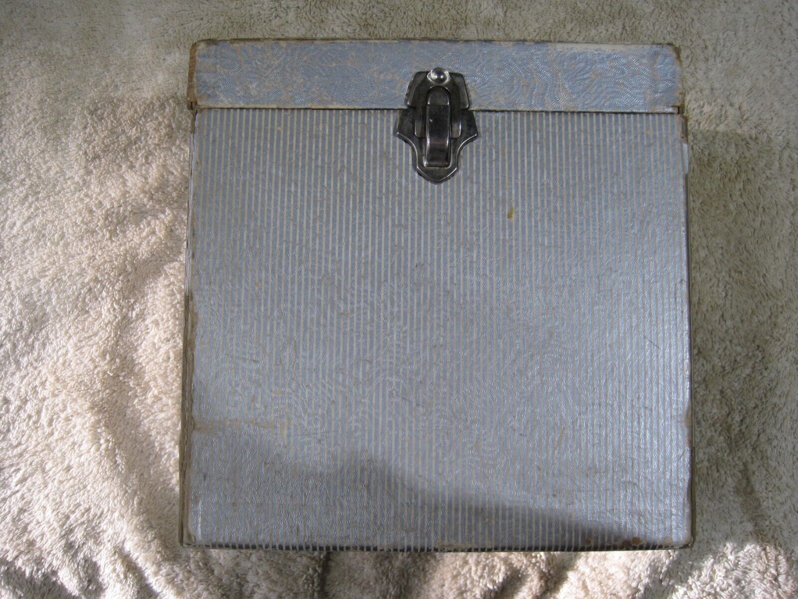 Vintage 1960's Silver Stripe Capital Records 7 inch  45 RPM record case