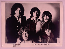 Deep Purple Photograph Vintage Promo Tony Barrow International Ltd Circa 1970 picture