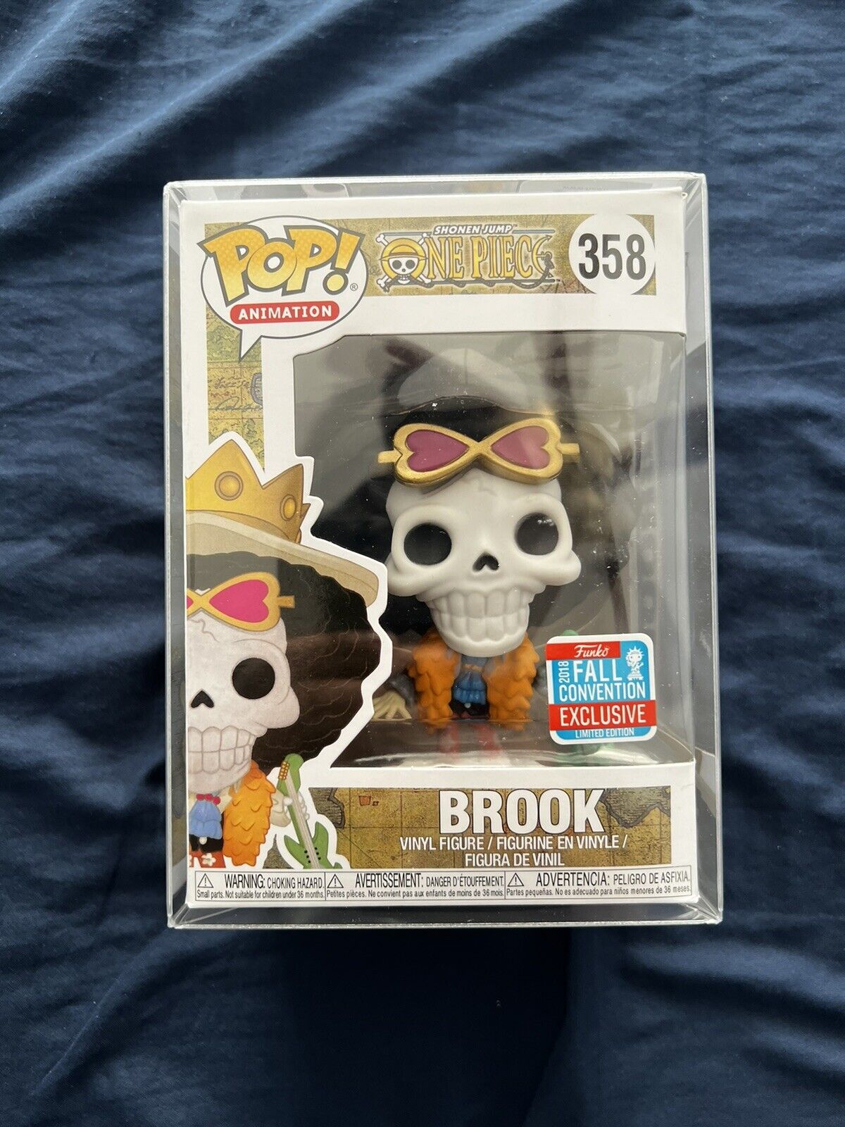 Funko Pop One Piece - Brook (w/ Guitar) 358 2018 Fall Convention Exclusive