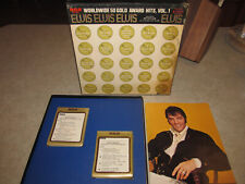 ELVIS PRESLEY - Sealed 8 Tracks - Worldwide 50 Gold Award Hits - Vol. 1 Box Set picture