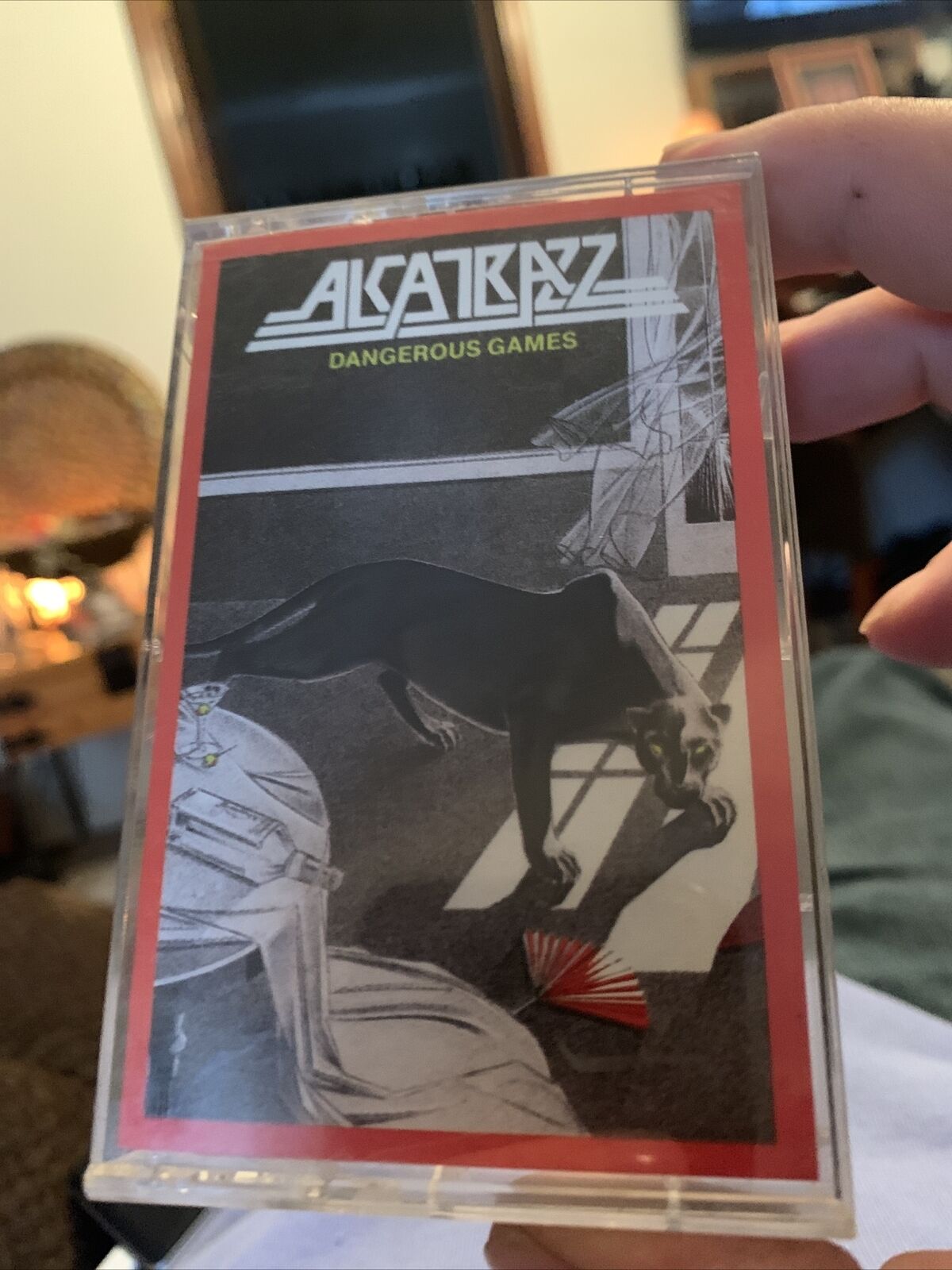1986 Alcatrazz - Dangerous Games - Cassette - Vintage