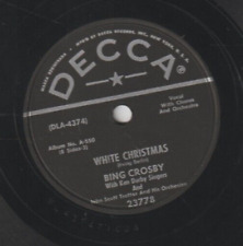 BING CROSBY-White Christmas/God Rest Ye Merry Gentleman Decca 78rpm23778/DLA3028 picture