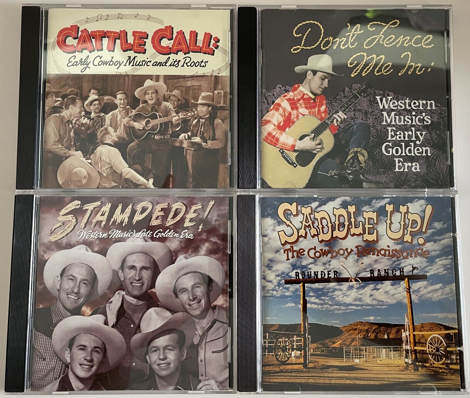 Rounder Records Singing in the Saddle CD set (4) - Rare and Out of Print