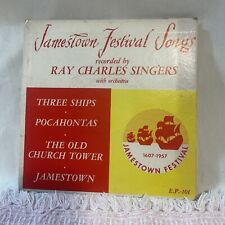 Vintage Ray Charles Singers Jamestown Festival Songs 45RPM Record picture