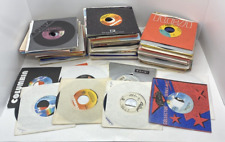 HUGE Lot of 195 Vintage 45's Vinyl Records. w/ Sleeves. Playable Condition. picture