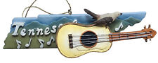 Tennessee State Map & Mockingbird Guitar Ornament Three Dimensional Unusual picture