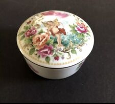 Vintage Royal Yarmouth Romeo & Juliet Music Box Romantic Hearts & Cupid picture