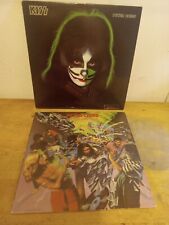KISS : Peter Criss 2 PROMO; NB 9001;  Poster,merch ,credits  + OUT OF CONTROL NM picture