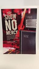 VOX AD100VTH GUITAR AMPLIFIERS,  SHOW NO MERCY -  PRINT AD - 11X8.5 . x3 picture