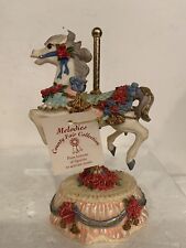 Vntg Carousel Horse Music Box Heritage House County Fair Collection “Yesterday “ picture