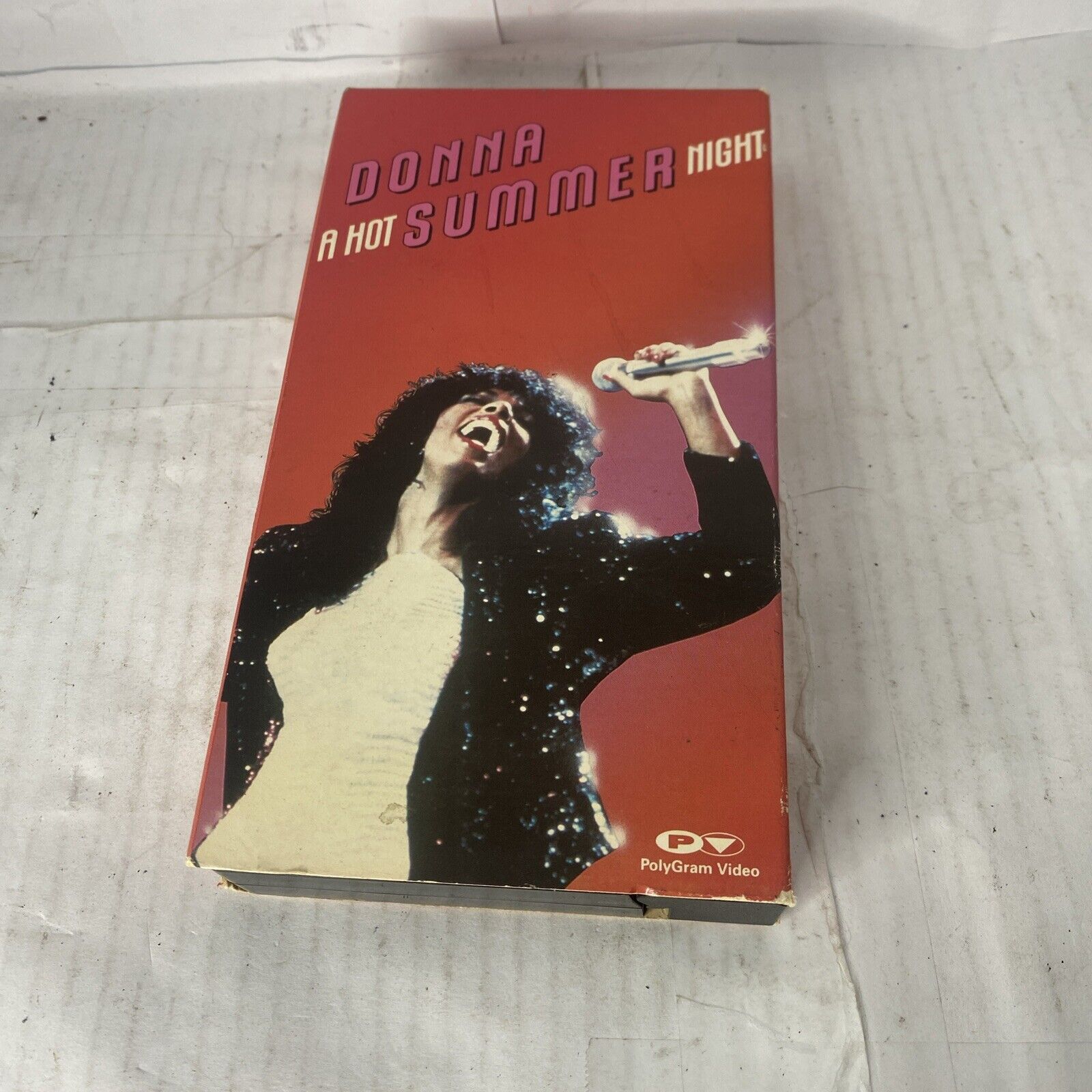 Vintage VHS A Hot Summer Night by Donna Summer 1983 Polygram Video