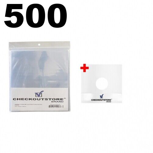 500 COS Crystal Clear Plastic OPP 12