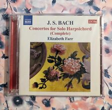 J.S. Bach - Concertos For Solo Harpsichord - Farr - Naxos 2 CD Set - New Sealed picture