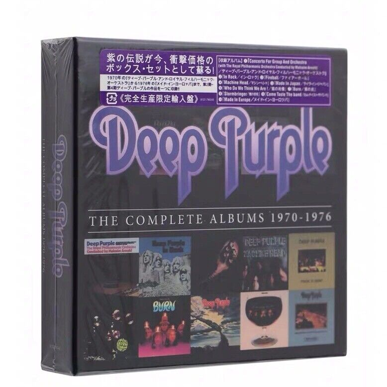 Deep Purple -1970-1976 Complete Music Album 10CD New & Sealed Collection Box Set