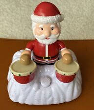 Vtg Atico Santa Playing Bongo Drums Christmas Music Animated Battery Operated picture