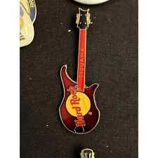 Hard Rock Cafe Tijuana Red Vigier Nautilus Arpege Bass Guitar Pin 1990's picture
