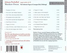 PACHELBEL: ORGAN WORKS, VOL. 2 NEW CD picture