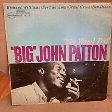 BIG JOHN PATTON- BLUE NOTE LP 4174- THE WAY I FEEL- MONO- GRANT GREEN- RVG- HEAR picture