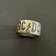 AC/Dc Logo Pewter Ring Alchemy Poker picture