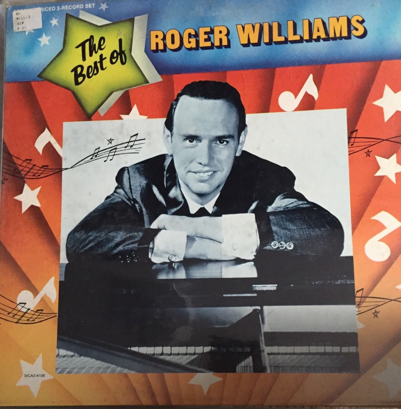 The Best of Roger Williams LP 33 RPM ALBUM Very Good Condition • Ex-Library Copy