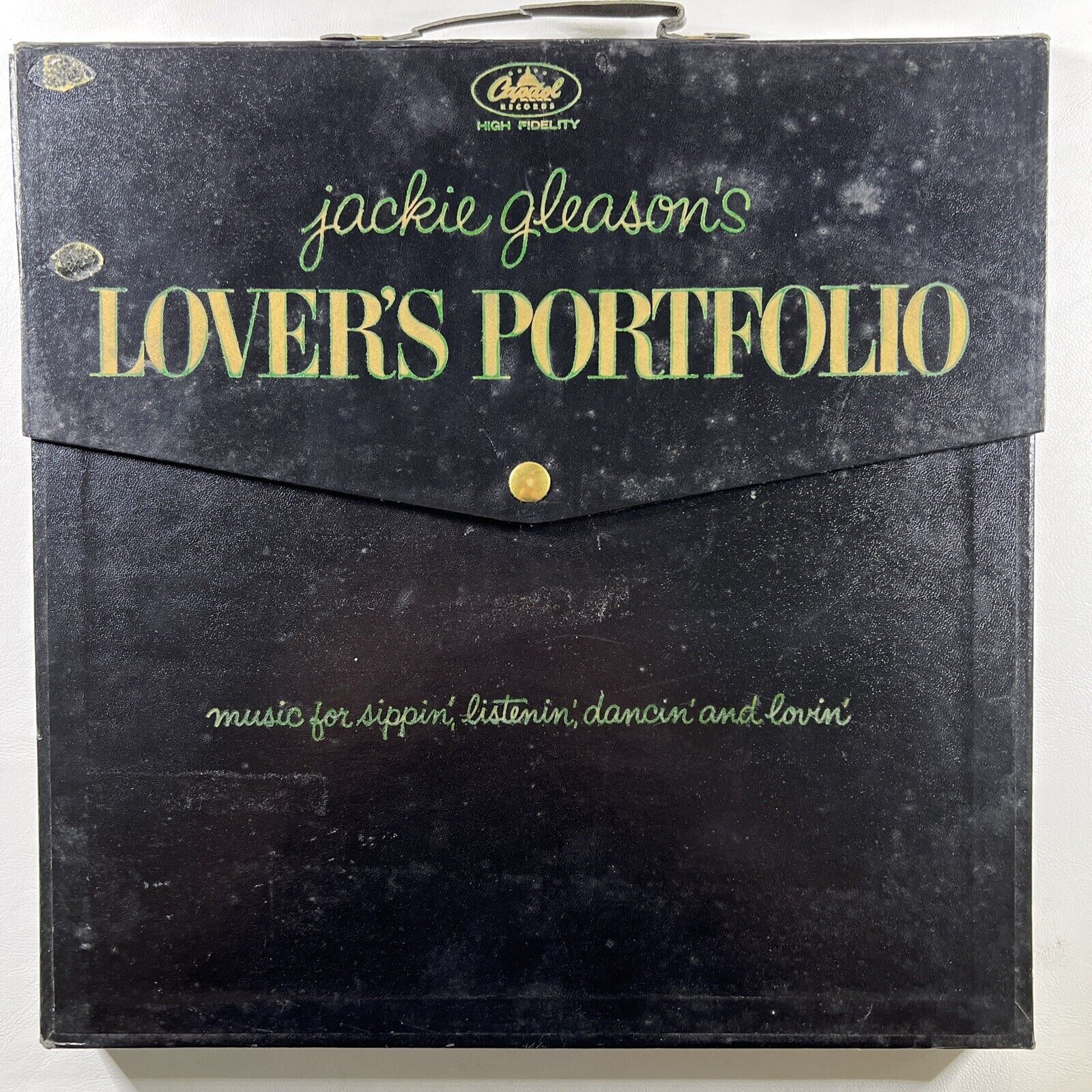 Jackie Gleason's Lover's Portfolio 2LP Set w/ Insert Boxset Capitol (VG+) 1962