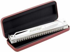 Easttop 24Holes Professional Tremolo Harmonica Key of C harmonica chromatic Gift picture