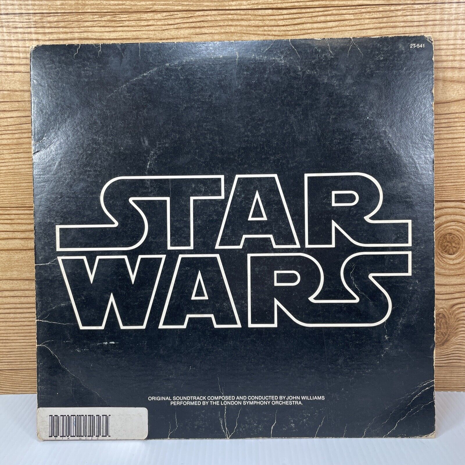 STAR WARS Soundtrack Double Vinyl LP Record Album 1977 Film Vtg Original 2T541