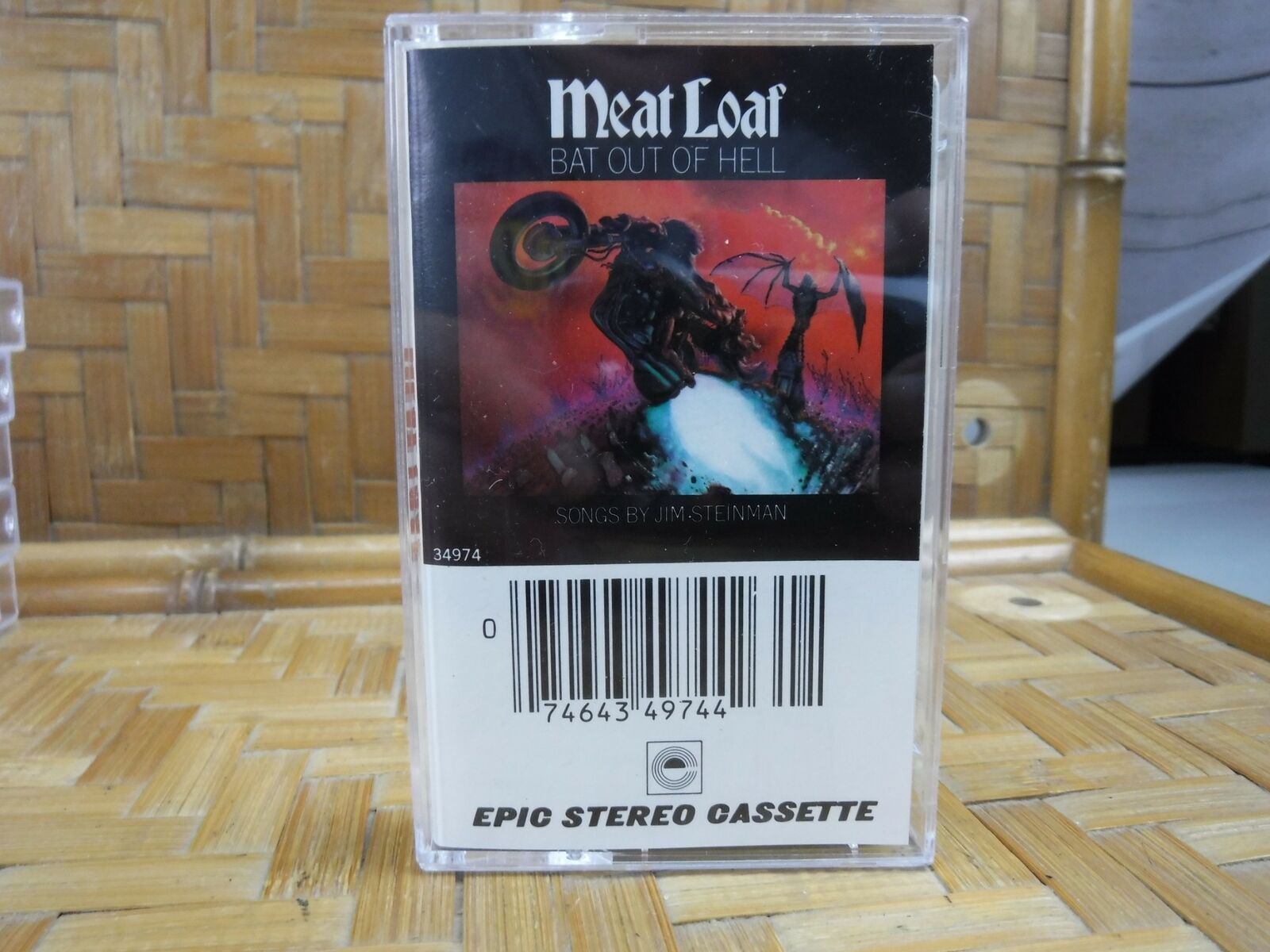 Vintage Meatloaf Cassette Tape Bat Out Of Hell Rock Paradise Dashboard ET62171