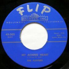 FLIPPERS 45 My Aching Heart / You Yakity Yak too Much REPRO doowop MINT-  Kz 645 picture