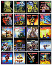 IRON MAIDEN 20 pack of singles magnets 1.75 in x 1.75 in lot (set 1 of 2) picture