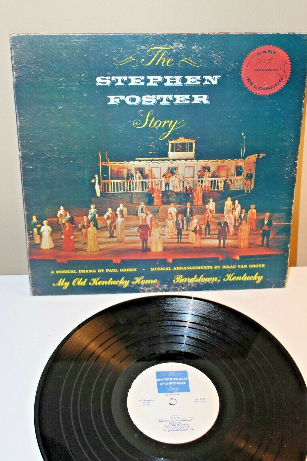 Stephen Foster Story My Old Kentucky Home Bardstown Vinyl LP Record Gatefold