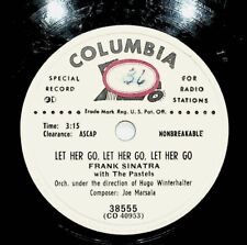1949 Frank Sinatra Let Her Go The Wedding Of Lilli Marlene 78 Record PROMO picture