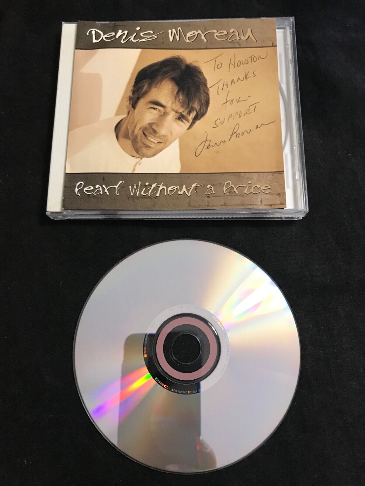 Denis Moreau - Pearl without a price - CD AUTOGRAPHED