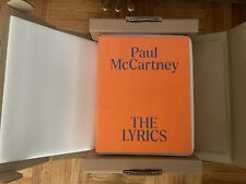 Paul McCartney SIGNED The Lyrics 1956 to the Present Deluxe Autographed Limited picture