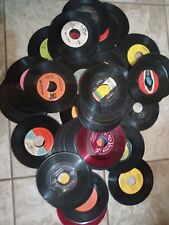Lot of 70 Random Vinyl Records 45s 7 Inch Arts And Crafts Or For Repair  picture