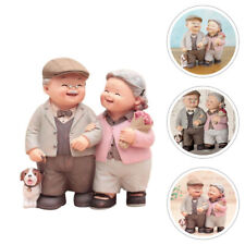 1pc loving elderly figurines grandparents figurine mature couple Love Lasts picture