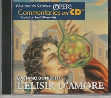 Gaetano Donizetti L'Elisir D'Amore Washington National Opera Commentaries CD picture
