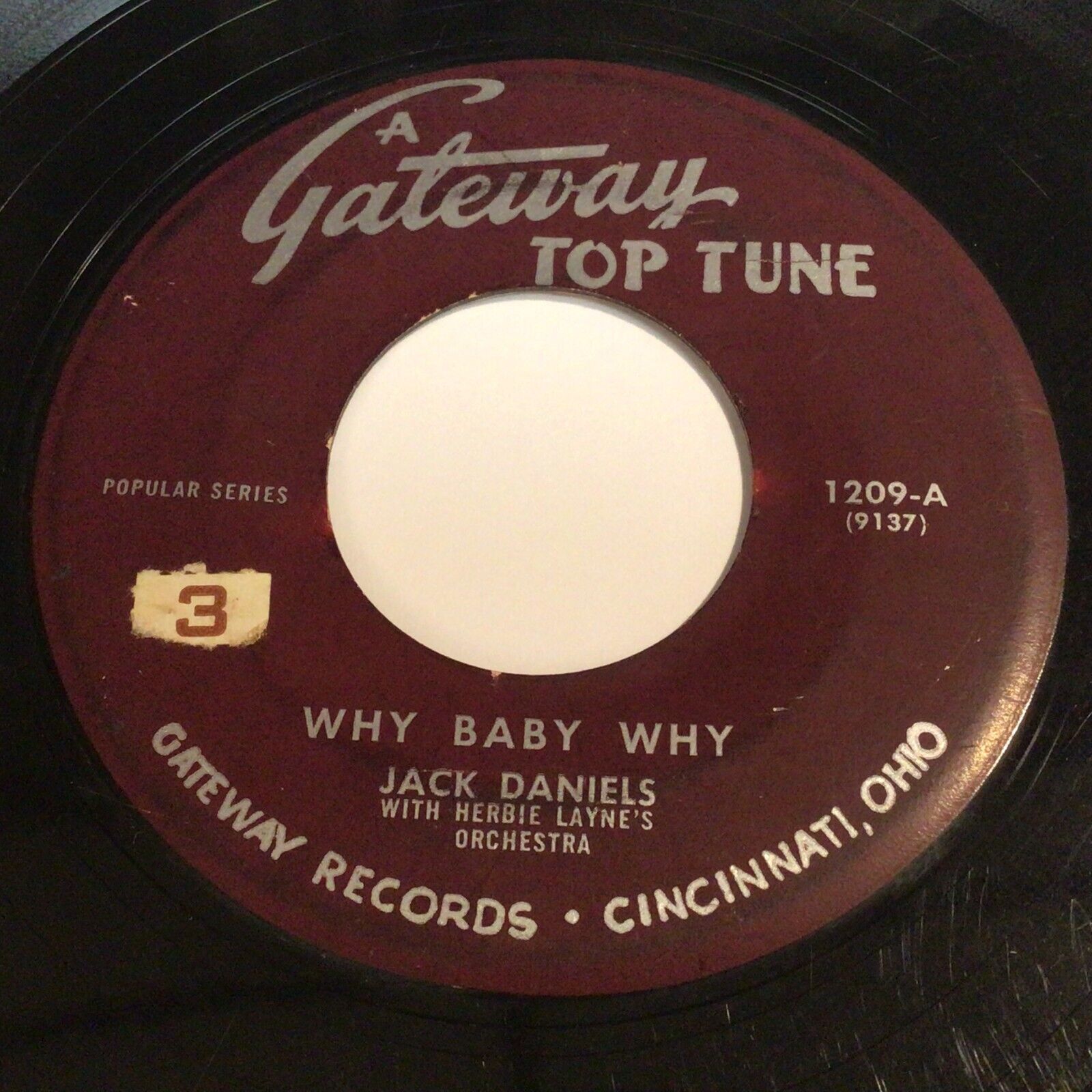 Jack Daniels - Why Baby Why / Clarence Cunningham - I\'m Walkin\' 45 - R&B