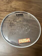 BUSH BAND Stage Played Autographed Drum Cover Gavin Rossdale and 3 Other Members picture